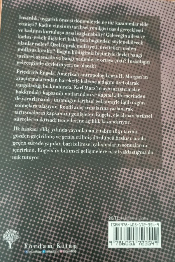 Ailenin özel mülkiyetinin ve devletin kökeni