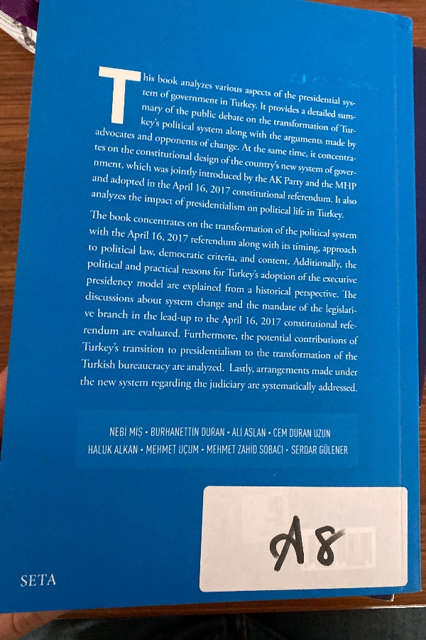 turkey’s presidentaly system