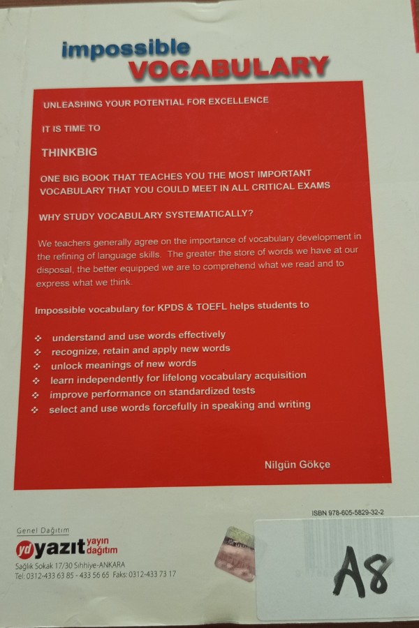 İmpossible Vocabulary