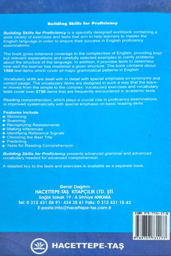 BUILDING SKILLS FOR PROFICENCY 1