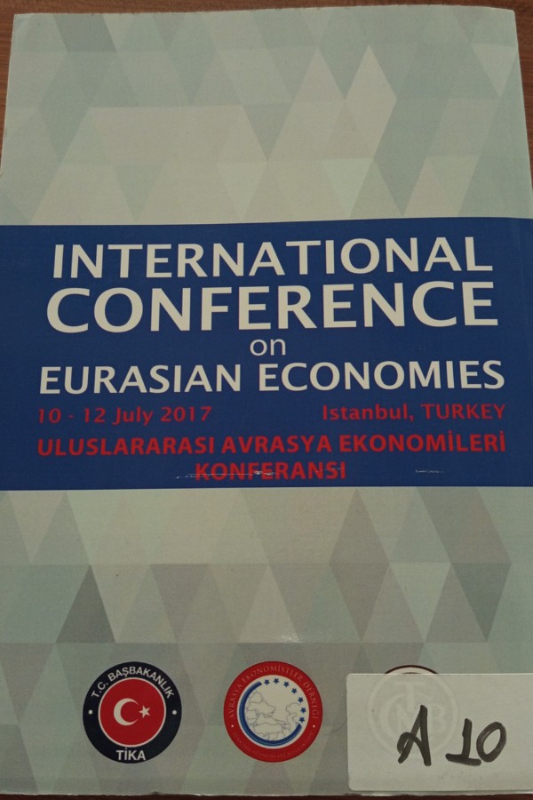 İNTERNATİONAL CONFERENCE ON EURASİAN ECONOMİES