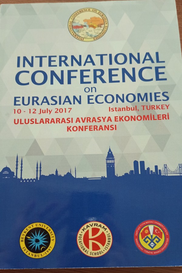 İNTERNATİONAL CONFERENCE ON EURASİAN ECONOMİES