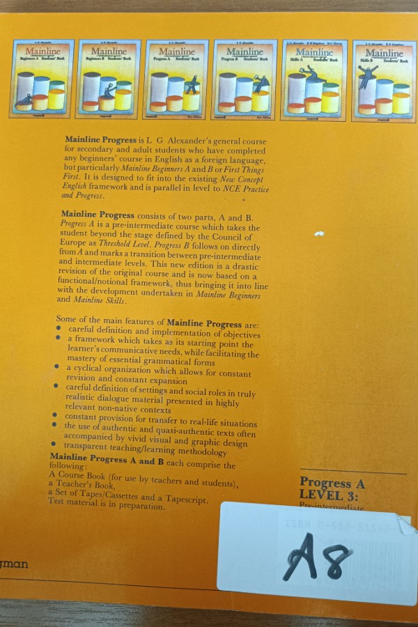 Mainline Progress A Student's Book