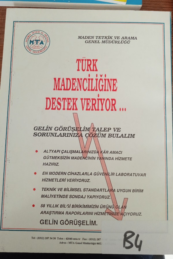 47.tutkiye jeoloji kurultayı bildiri özleri 1994