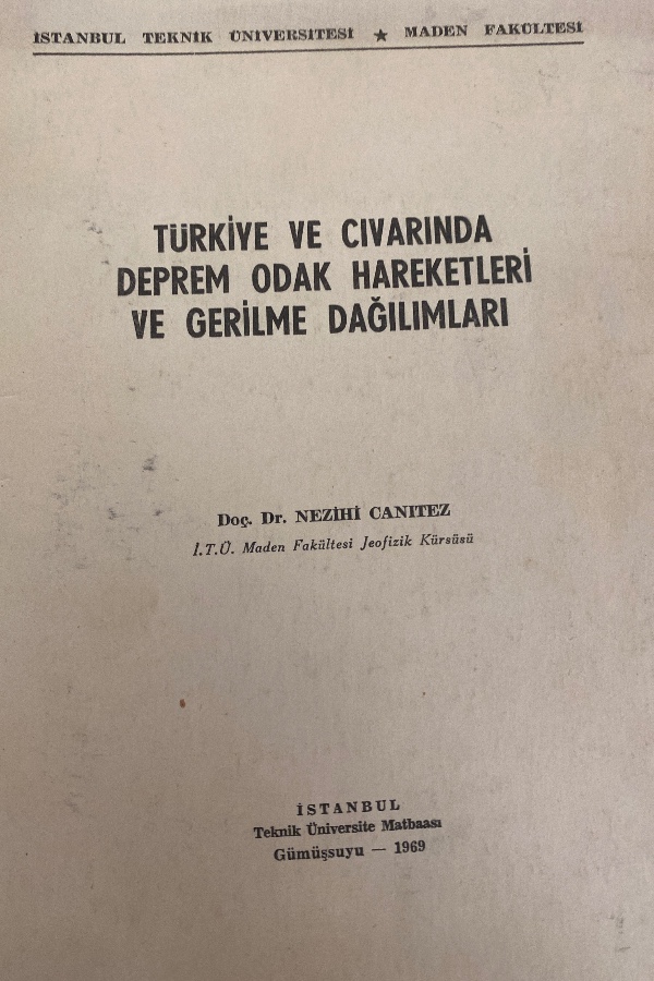 Türkiye ve civarında deprem odak hareketleri ve gerilme dağılımları
