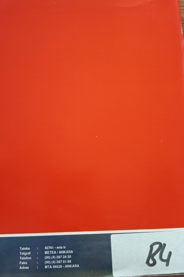 MTA DOĞAL KAYNAKLARI VE EKONOMİ BÜLTENİ 1992 1