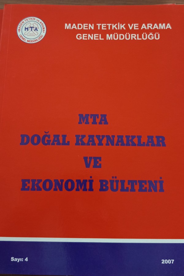 MTA DOĞAL KAYNAKLARI VE EKONOMİ BÜLTENİ 2007 4