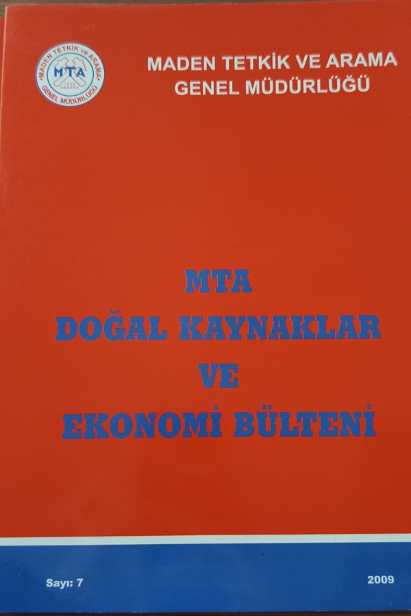 MTA DOĞAL KAYNAKLARI VE EKONOMİ BÜLTENİ 2009 7