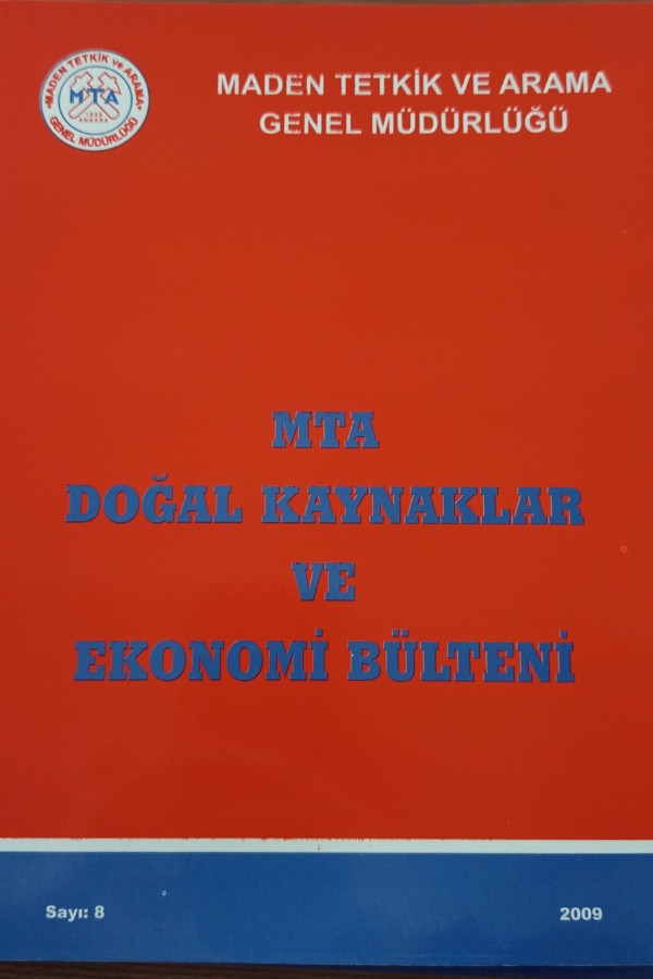 MTA DOĞAL KAYNAKLARI VE EKONOMİ BÜLTENİ 2009 8