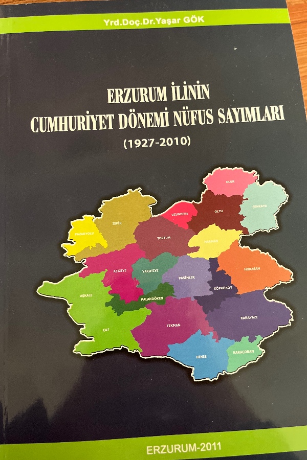 Erzurum ilinin Cumhuriyet dönemi nüfus sayıları