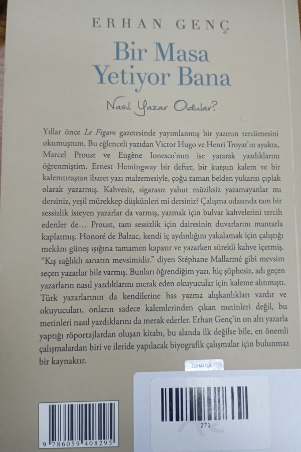 Bir Masa Yetiyor Bana