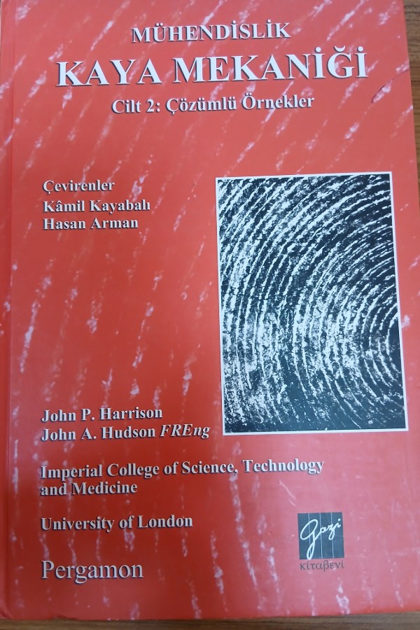 Kaya mekaniği cilt 2:çözümlü örnekler