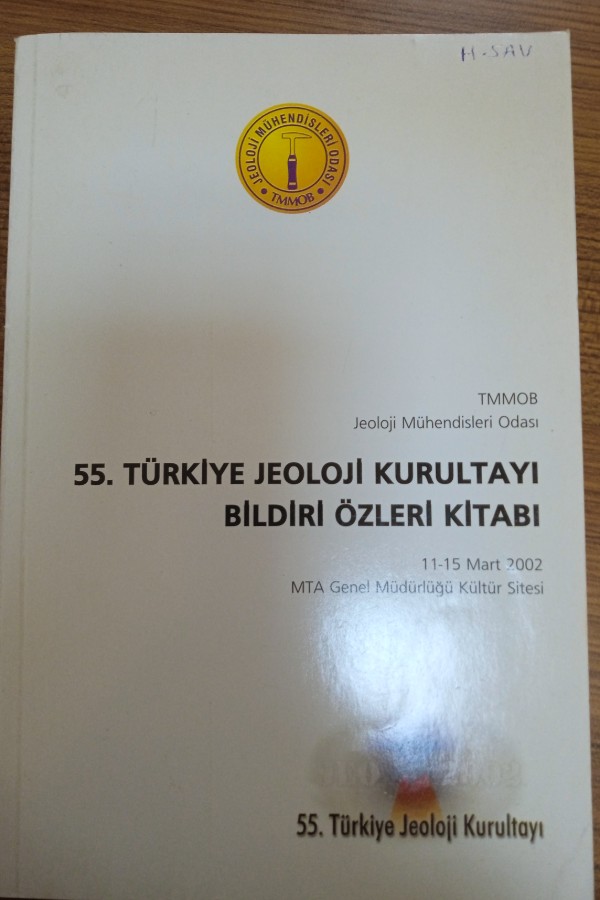 55. Türkiye jeoloji kurultayı bildiri özleri kitabı