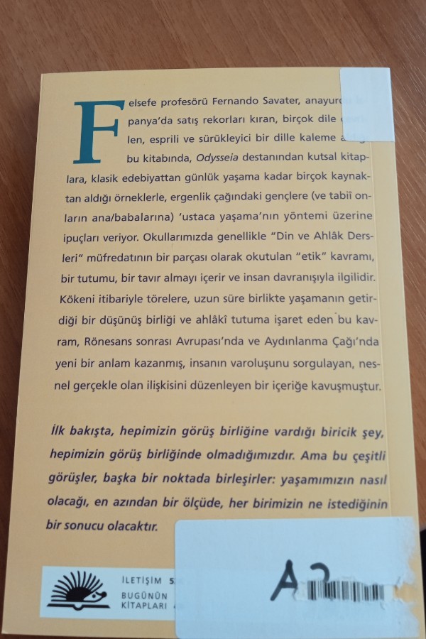 Oğluma ahlâk üstüne öğütler