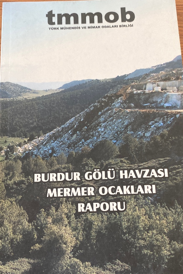 Burdur gölü havzası mermer ocakları raporu