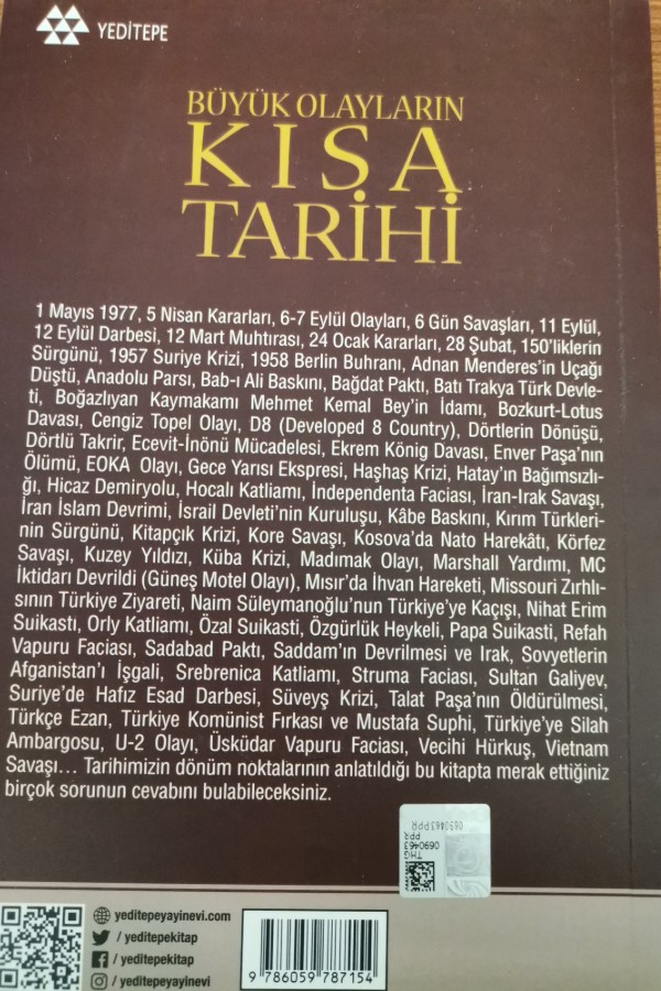 Büyük olayların kısa tarihi