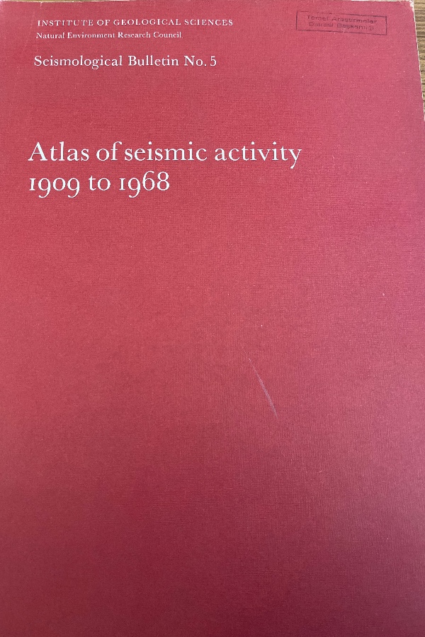 Atlas of seismic activity