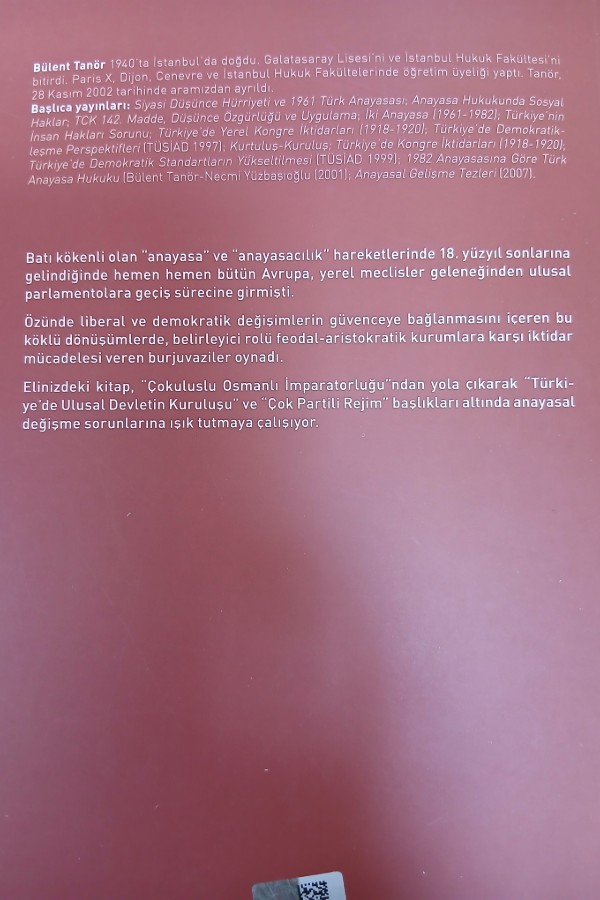 Osmanlı-türk anayasal gelişmeleri