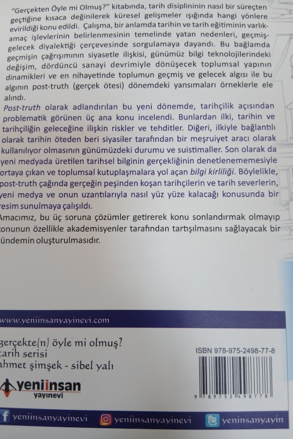 Gerçekte(n) öylemi olmuş