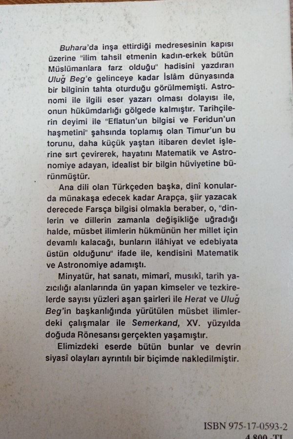 Uluğ bey ve zamanı