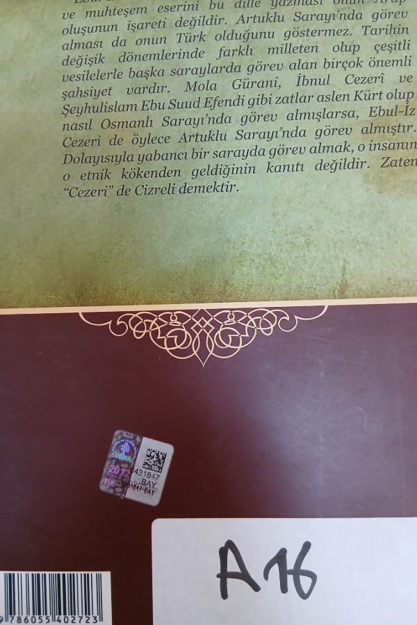 Büyük kürt mucit cizreli ismail ebul-iz
