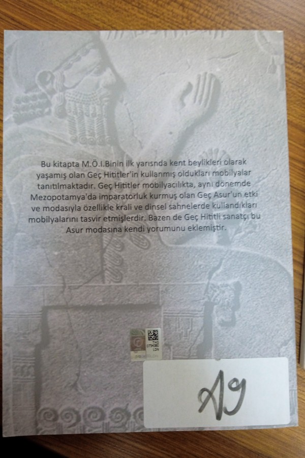 Geç Hitit dönemi tasvir sanatında mobilyalar