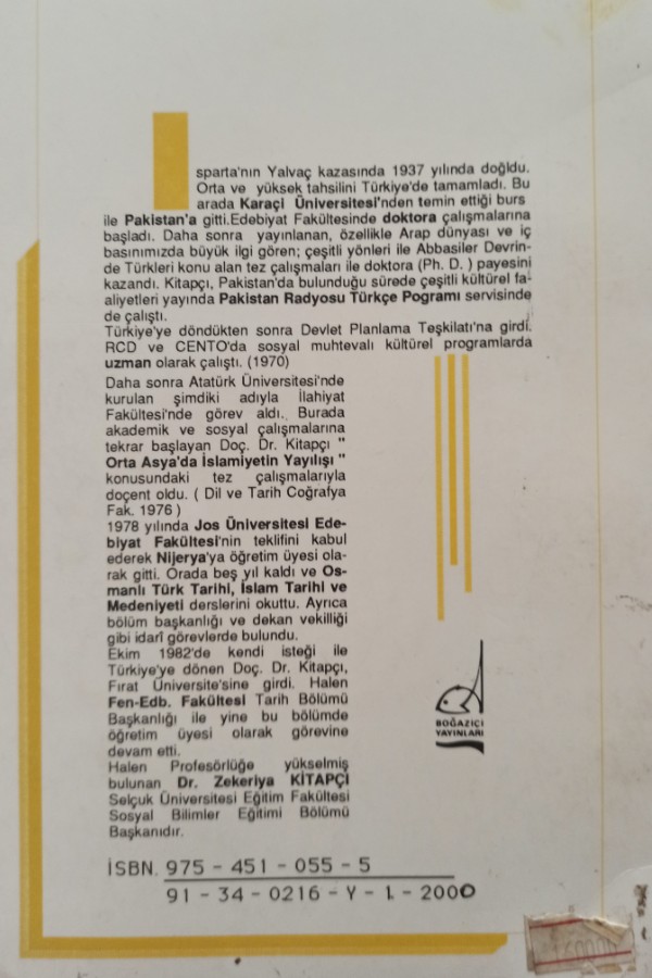 Yeni islam tarihi ve türkistan 1. Cilt