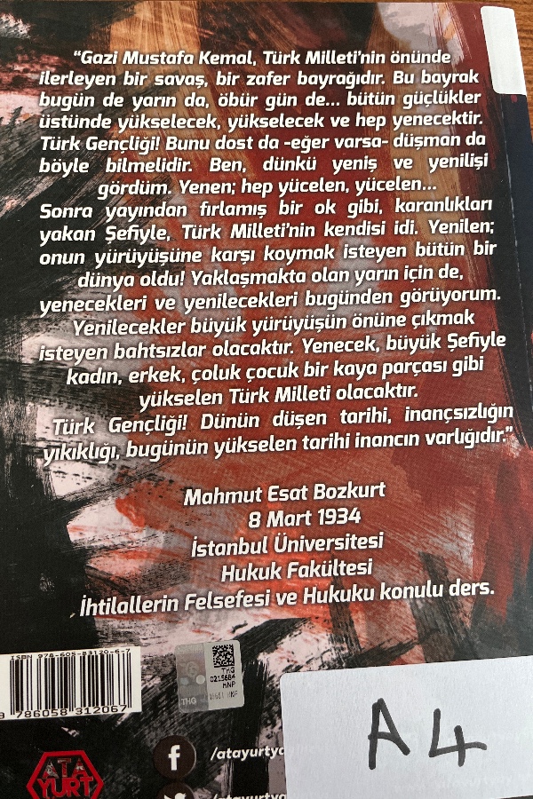 Ateşten adam Mahmut Esat "bozkurt"