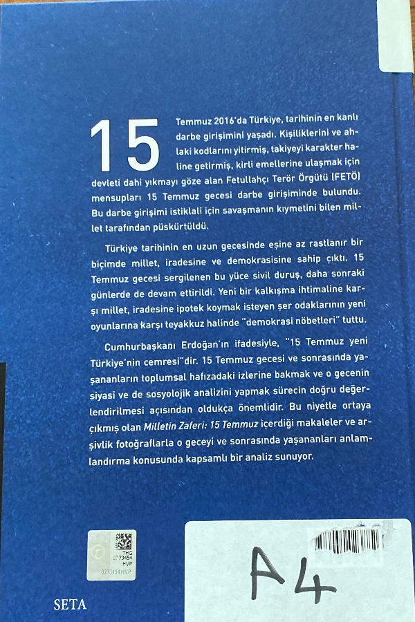 Milletin zaferi 15 Temmuz