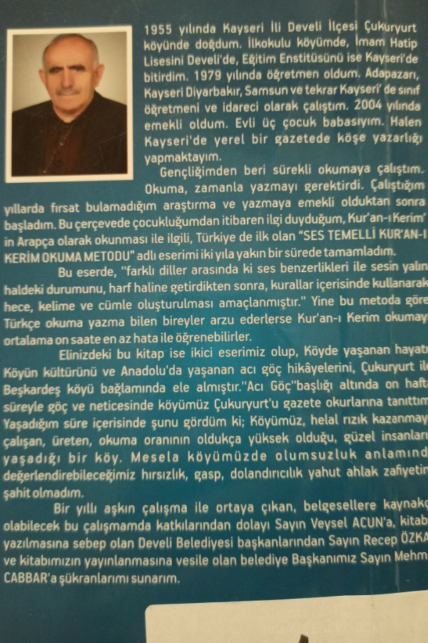 Develi Çukıryurt 100. Yılında hazin bir göç hikayesi