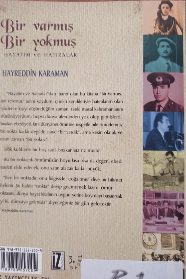 Bir varmış Bir yokmuş hayatım ve hatıralar 1
