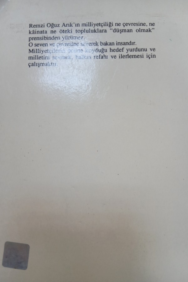 TÜRK MİLLİYETÇİLİĞİ