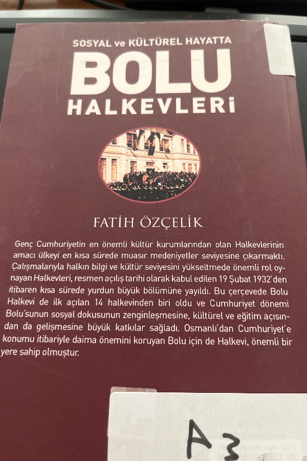 Sosyal ve Kültürel Hayatta Bolu Halkevleri