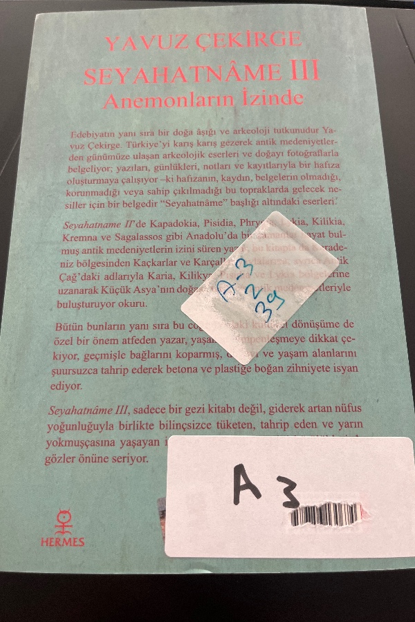 Seyahatname 3 Anemonların İzinde