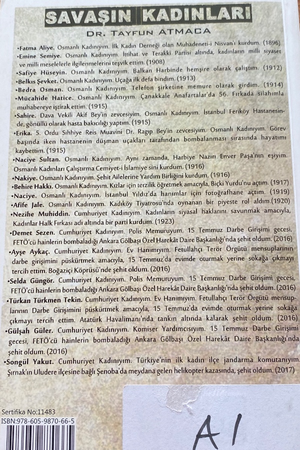 Savaşın kadınları