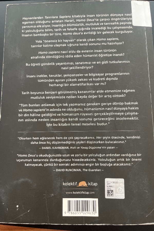 Homo Deus Yarının Kısa Bir Tarihi