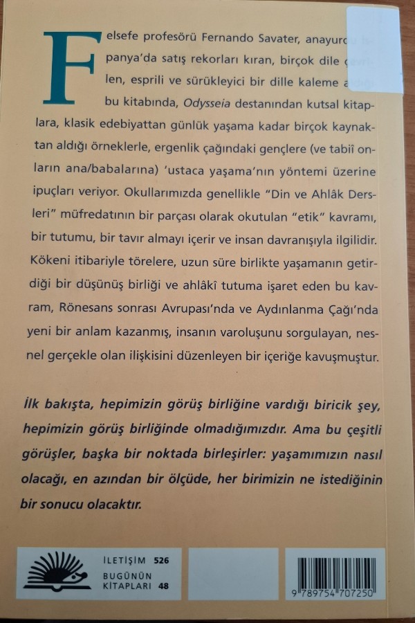 Oğluma ahlak üstüne öğütler