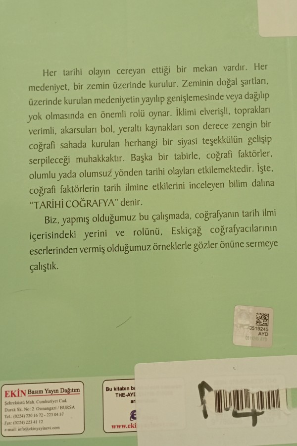 Tarihi coğrafyaya giriş