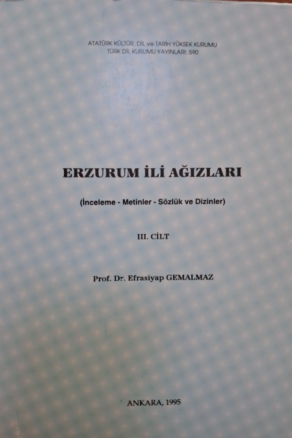 III. Erzurum ili ağızları