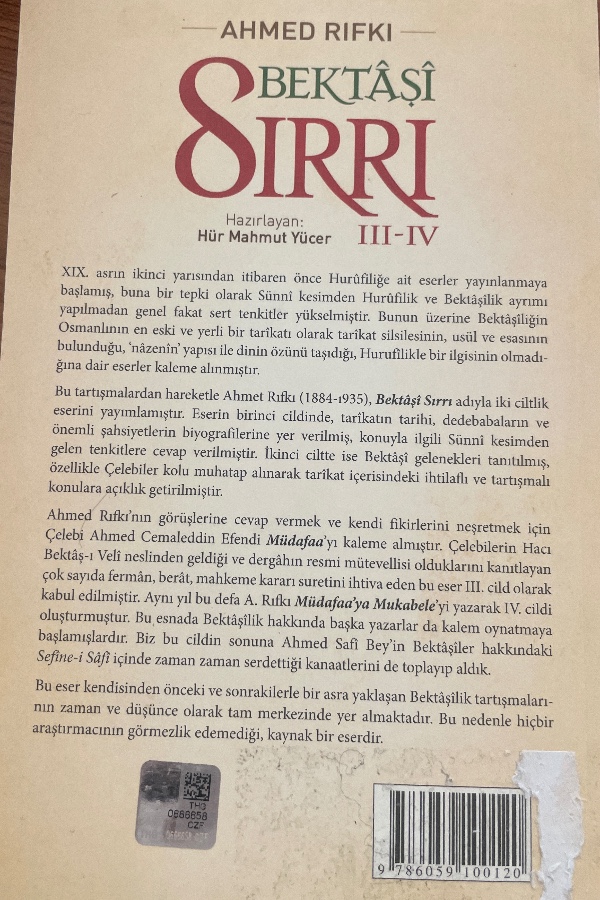 Bektaşi Sırrı III-IV