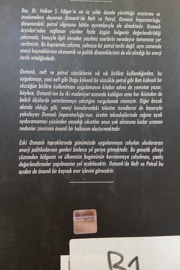 Osmanlı'da neft ve petrol