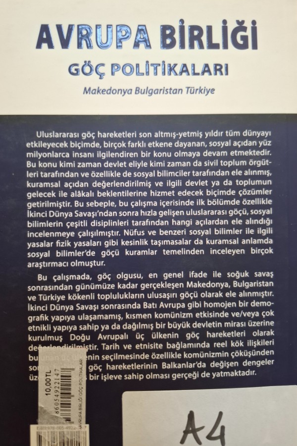 Avrupa Birliği göç politikaları
