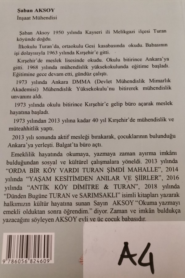 dünden bugüne turan ve sarımsaklı