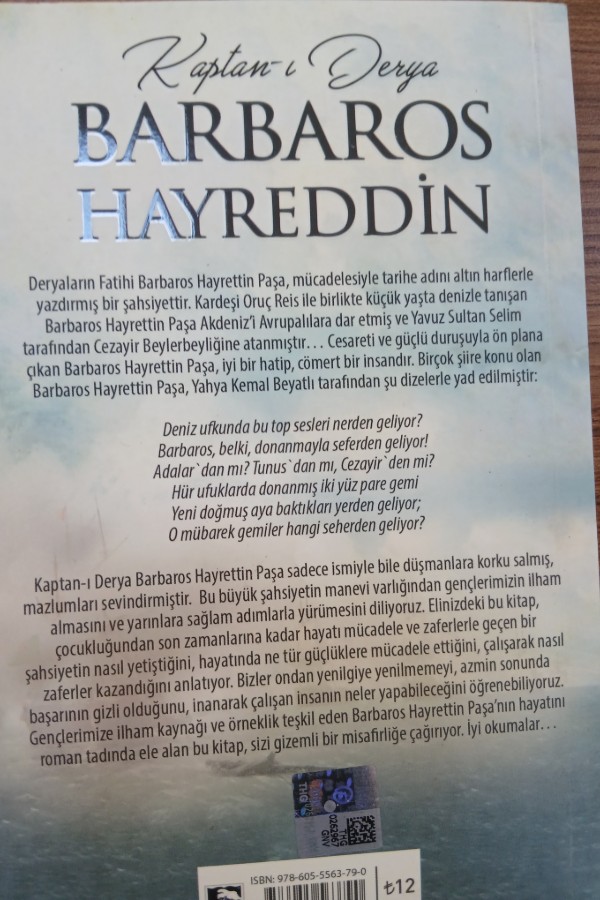 Kaptan-ı derya Barbaros hayreddin