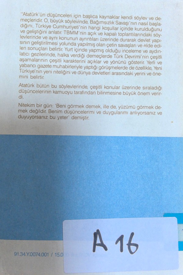 Atatürk'ten düşünceler