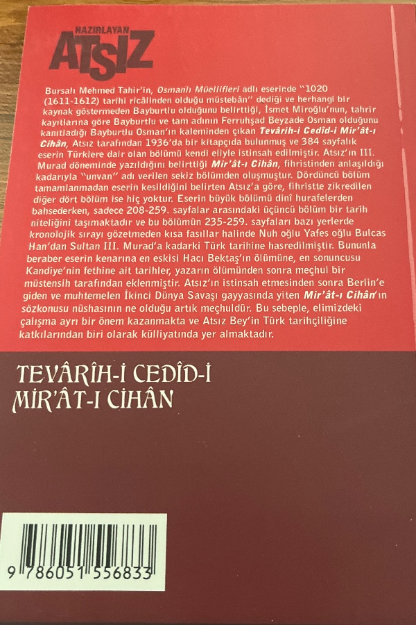 Tevarih-i Cedid-i Mit’at-ı Cihan