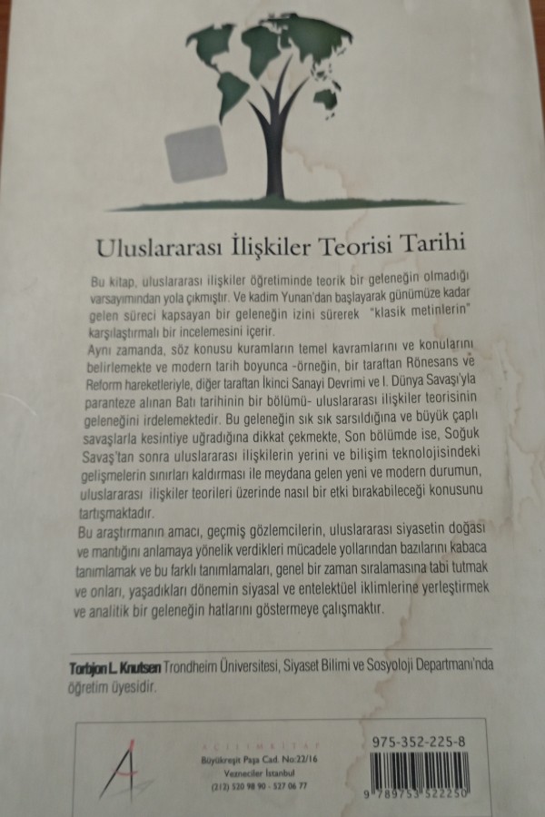 Uluslararası İlişkiler Teorisi Tarihi