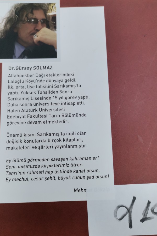 çayelinden sarıkamışa şehit yakınlarından anılar