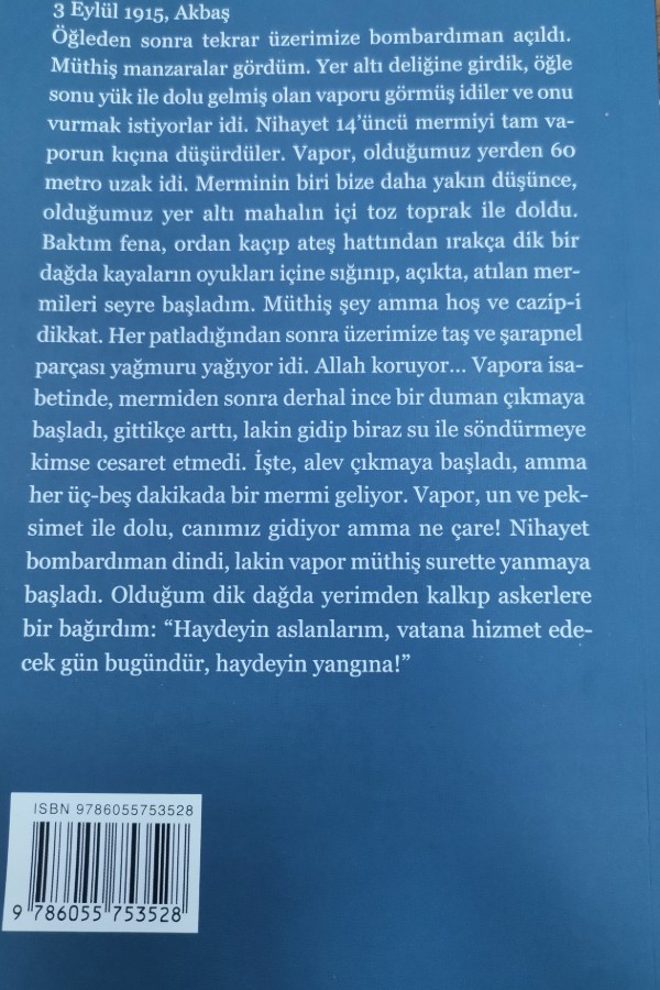 Bir ermeni subayın Çanakkale ve doğu cephesi günlüğü