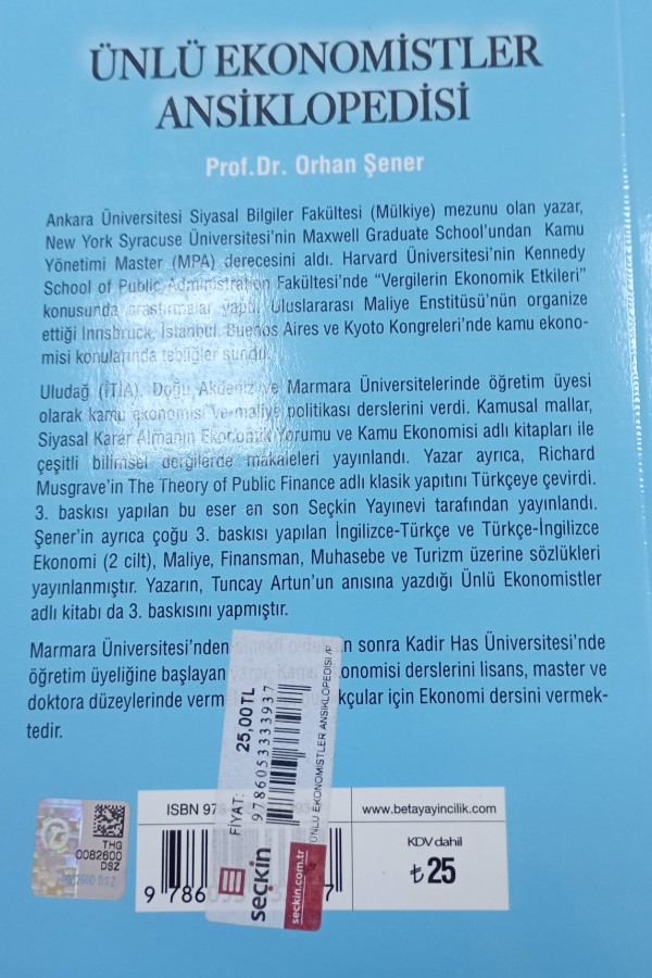 Ünlü Ekonomistler Ansiklopedisi